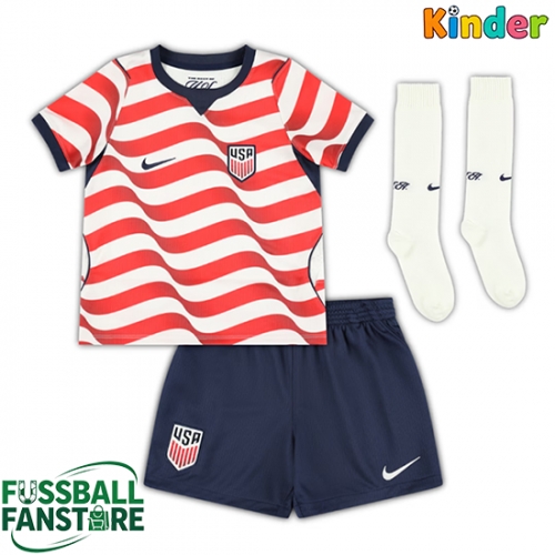 Vereinigte Staaten Tyler Adams #4 Replik Heimtrikot Kinder WM 2026 Kurzarm (+ Kurze Hosen)